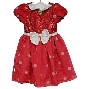Y2K Disney Store Minnie Mouse Costume Dress up 4 Collar Polka Dots